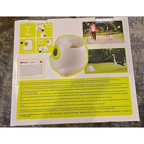 Automatic MAXI Dog Ball Thrower - Interactive Launcher, Fetch Toy NEW 6 BALLS - Picture 6 of 9